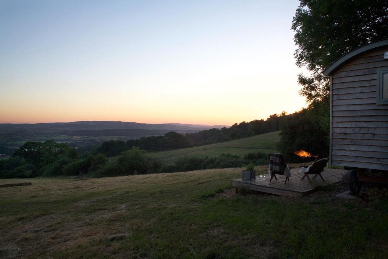 Tilbury Shepherd Huts With Hot Tubs Plus Holiday Cottages West Bagborough Exterior foto