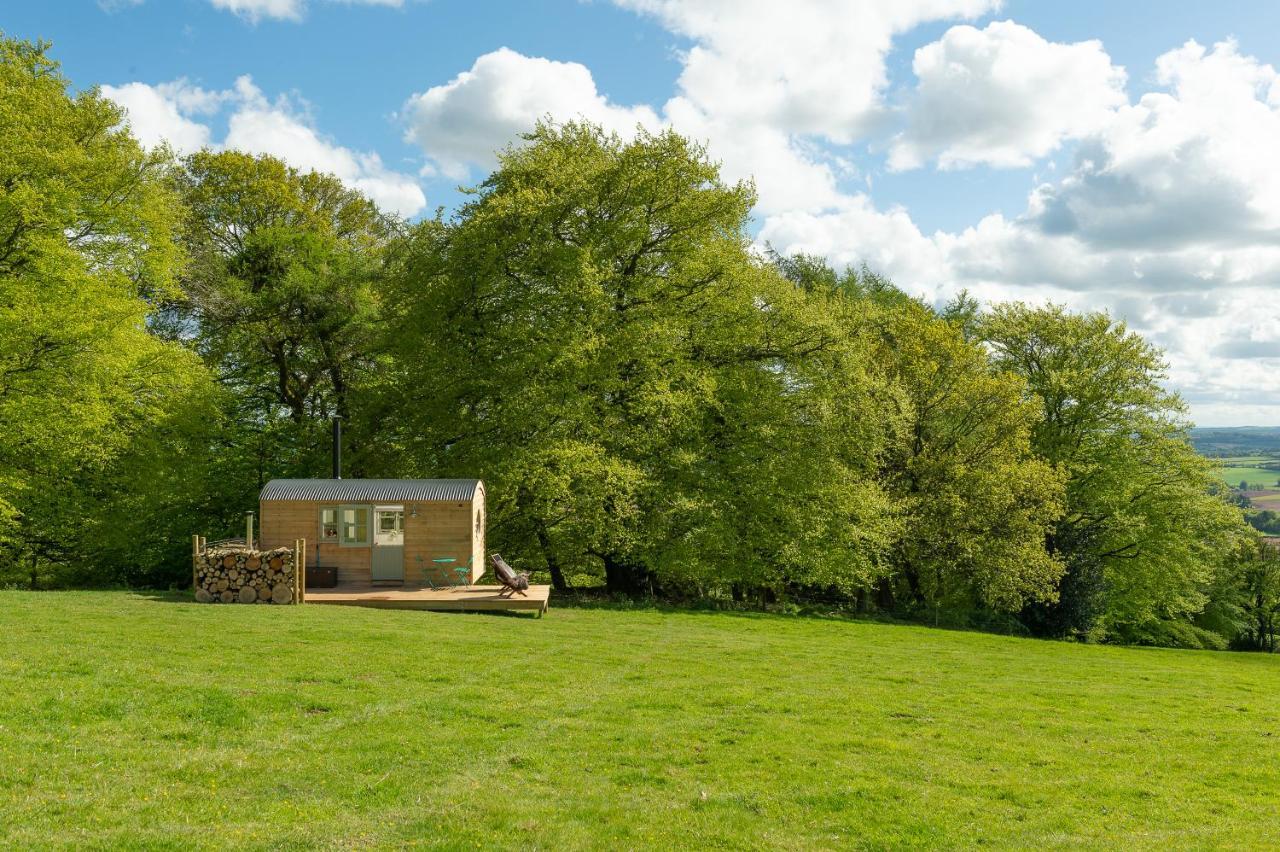 Tilbury Shepherd Huts With Hot Tubs Plus Holiday Cottages West Bagborough Exterior foto
