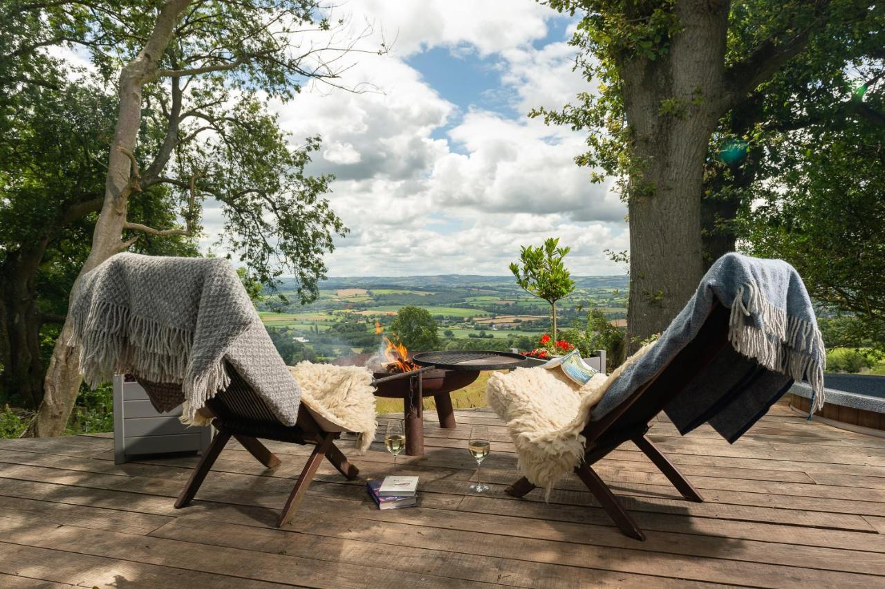 Tilbury Shepherd Huts With Hot Tubs Plus Holiday Cottages West Bagborough Exterior foto